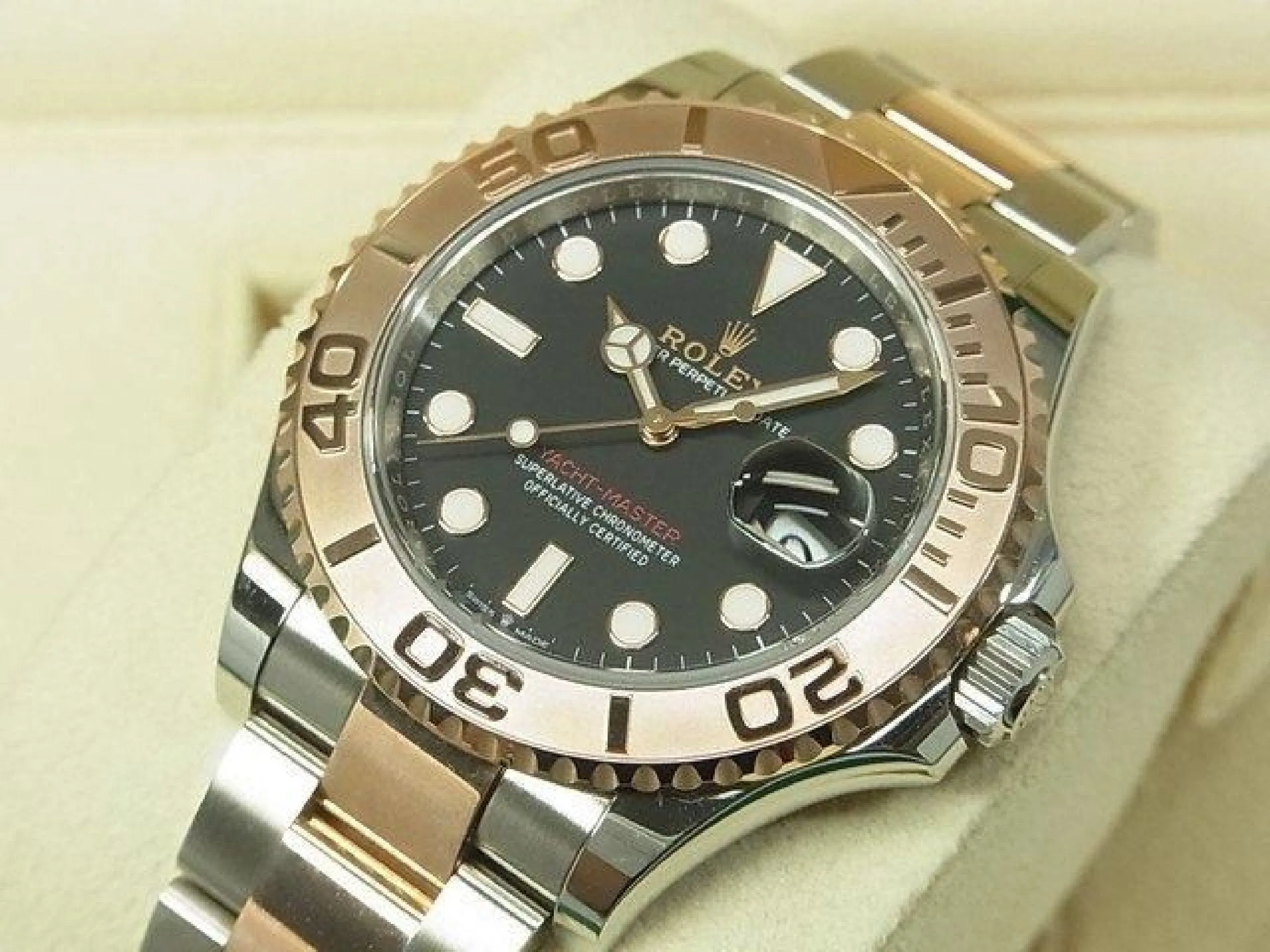 ROLEX YACHT-MASTER 40 SS x Everose Gold combination black Dial 126621 '24 purchased Mens 182621363