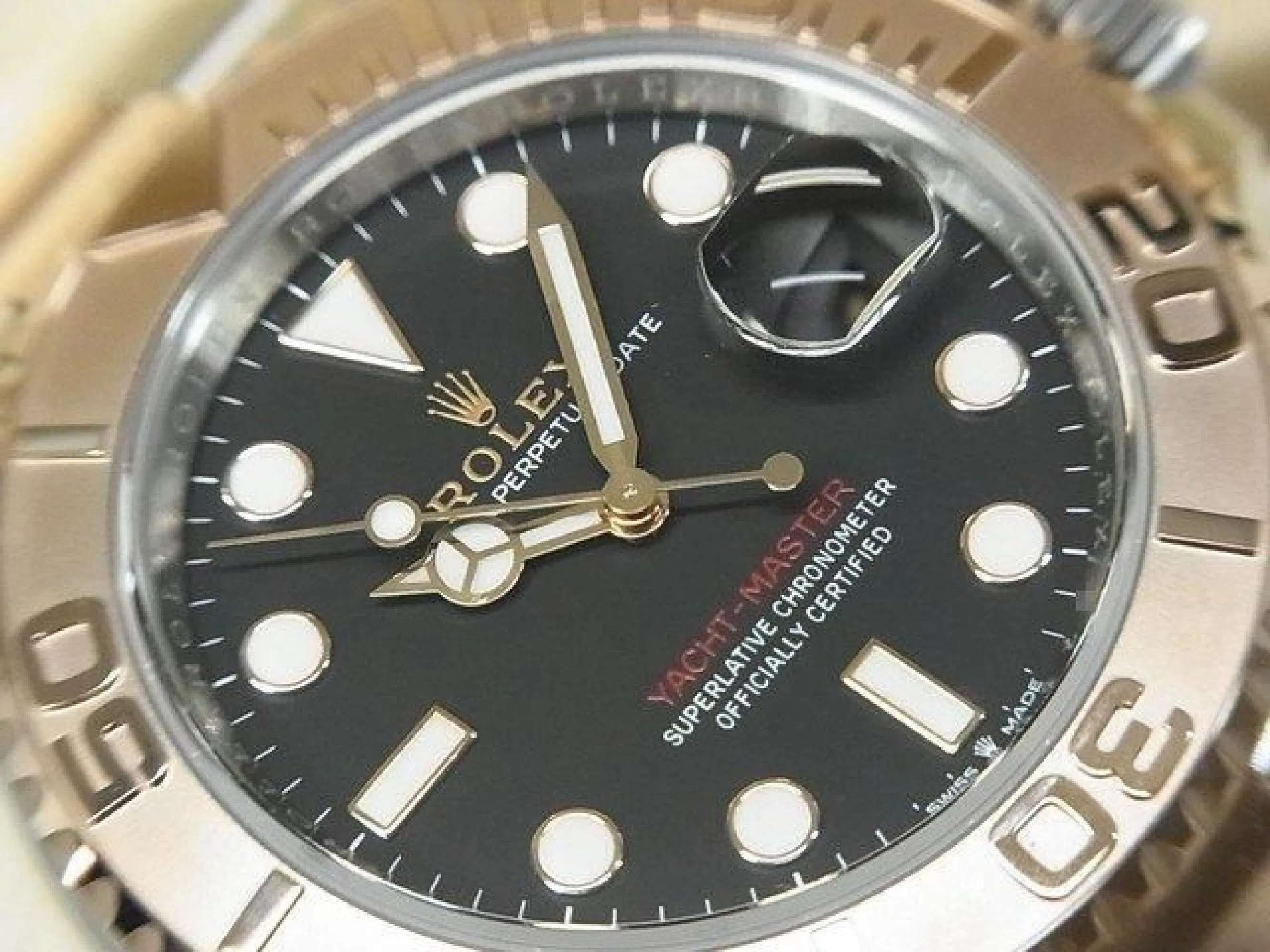 ROLEX YACHT-MASTER 40 SS x Everose Gold combination black Dial 126621 '24 purchased Mens 182621363