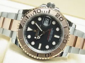 ROLEX YACHT-MASTER 40 SS x Everose Gold combination black Dial 126621 '24 purchased Mens 182621363