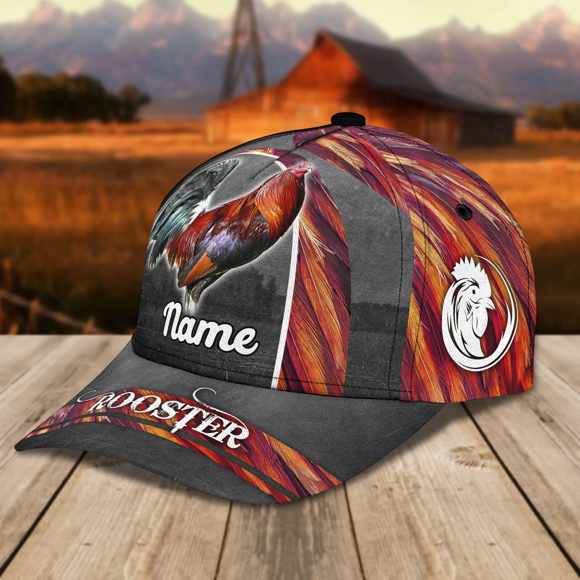 Rooster 05 - Personalize Name Cap  - Loop - Ntp-204