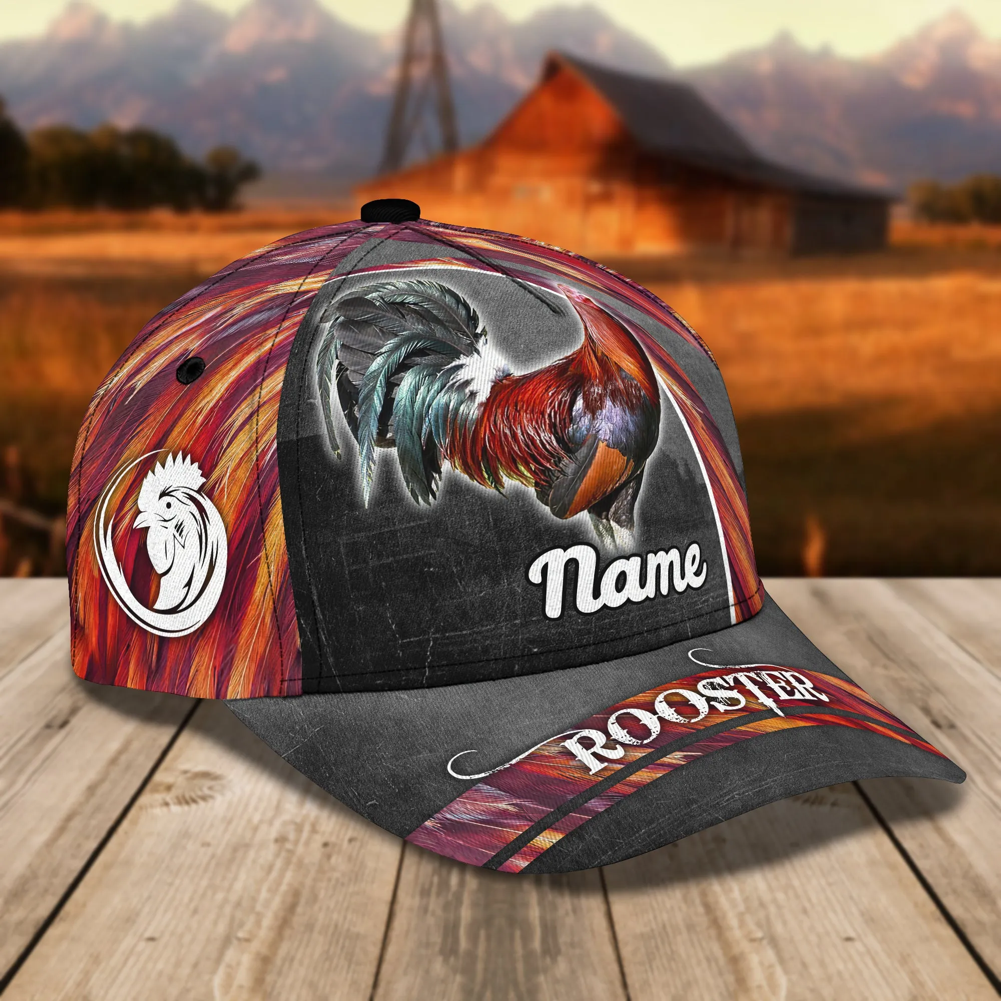 Rooster 05 - Personalize Name Cap  - Loop - Ntp-204
