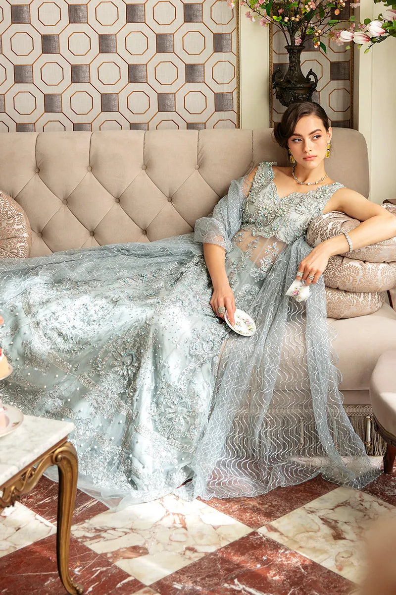 Sabine TDL22-08 | Mushq Serendipity Trousseau De Luxe 2022 Luxury Wedding Collection | Embroidered Net Suits
