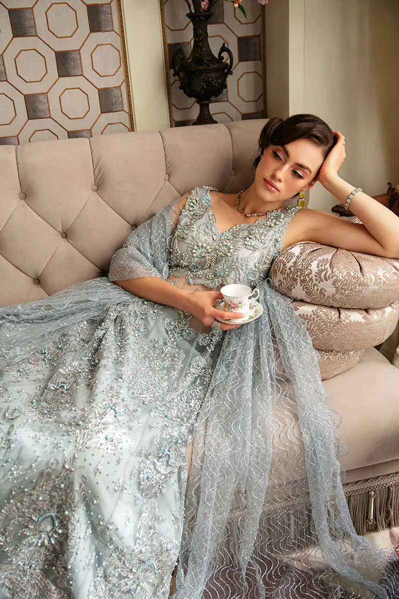 Sabine TDL22-08 | Mushq Serendipity Trousseau De Luxe 2022 Luxury Wedding Collection | Embroidered Net Suits