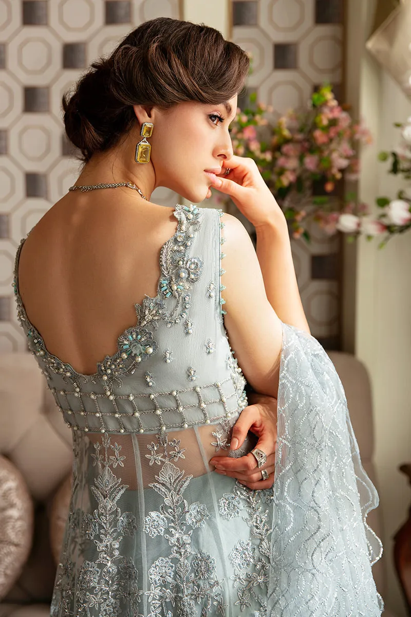 Sabine TDL22-08 | Mushq Serendipity Trousseau De Luxe 2022 Luxury Wedding Collection | Embroidered Net Suits