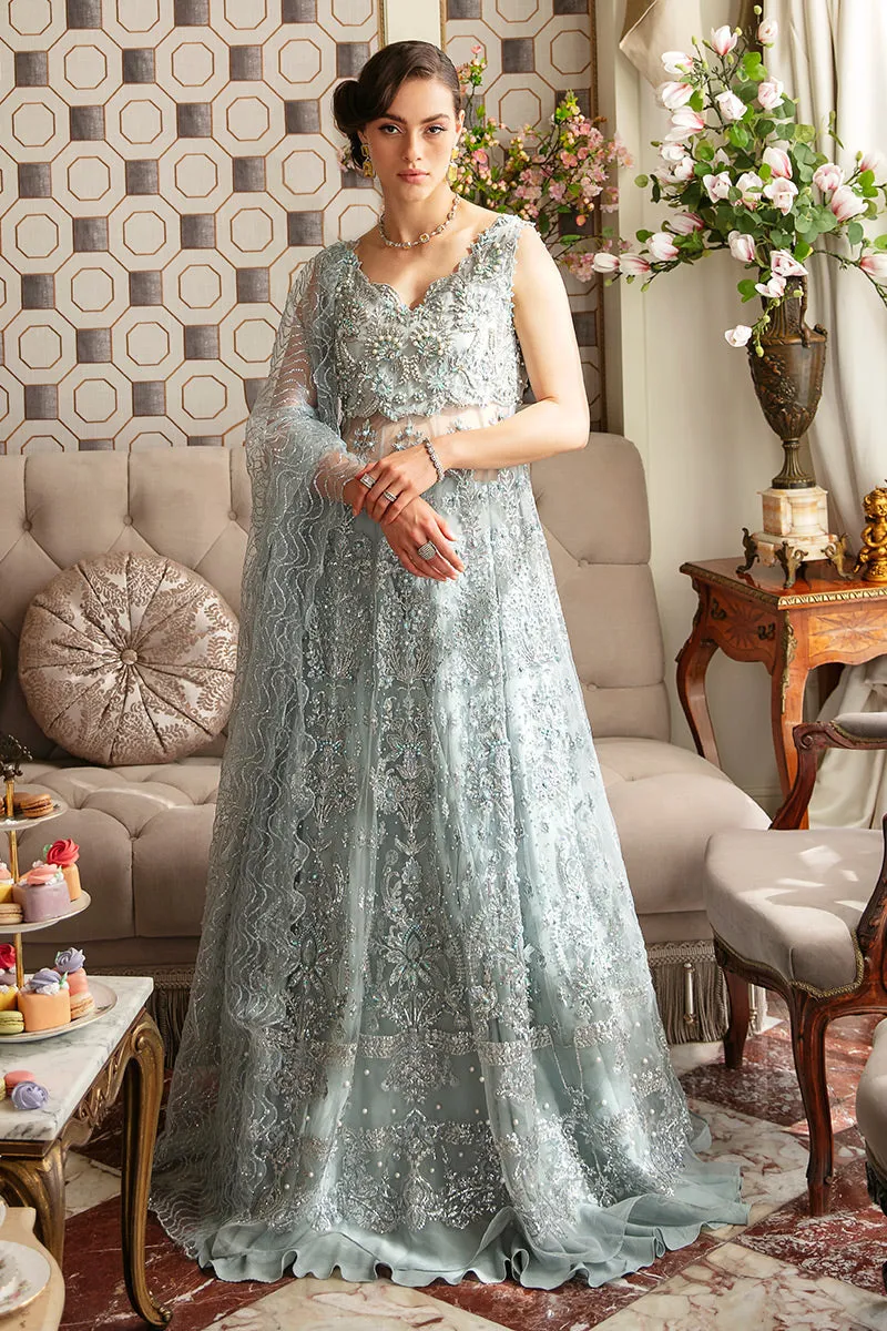 Sabine TDL22-08 | Mushq Serendipity Trousseau De Luxe 2022 Luxury Wedding Collection | Embroidered Net Suits