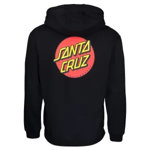 SANTA CRUZ CLASSIC DOT CHEST HOODY BLACK