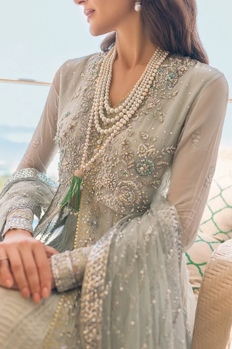 SCOTCH MIST | Mushq Monsoon Wedding Luxury Chiffon Collection 2022 |  Unstitched Embroidered Chiffon Suits