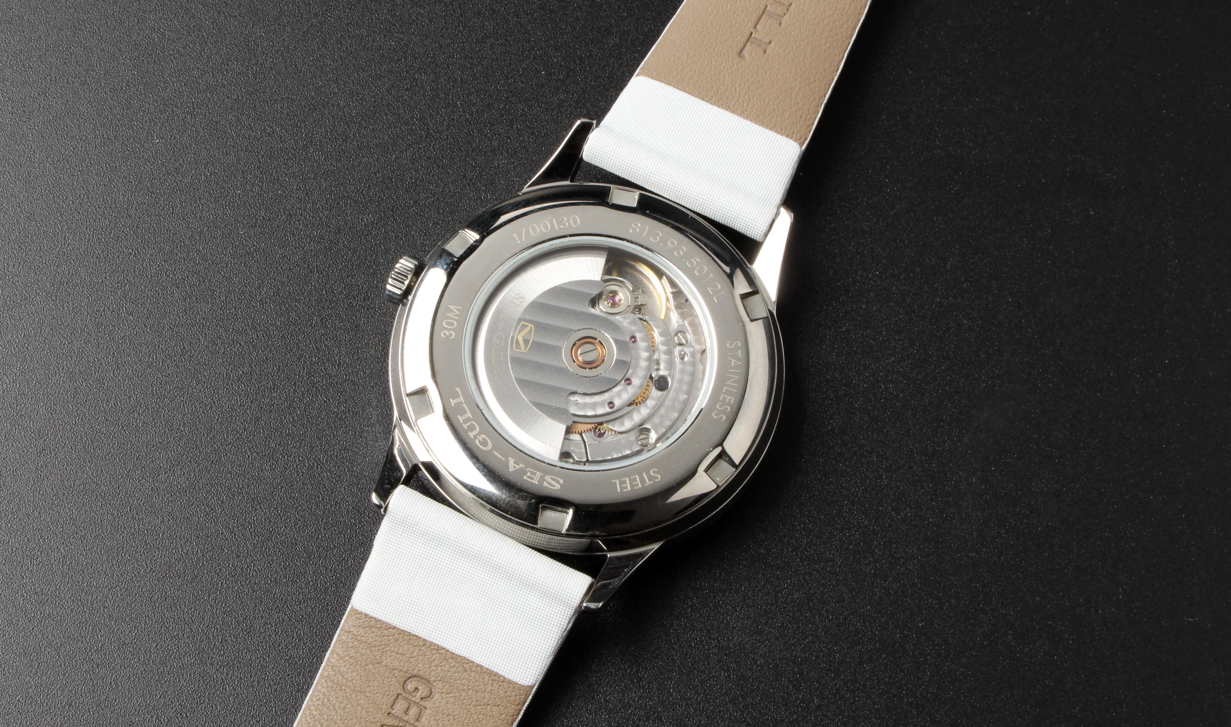 Seagull Auto Date 3 Hands Flower Pattern Automatic Women's Watch 813.93.5012L