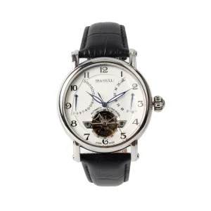 Seagull automatic self winding 42mm watch power reserve date display sapphire crystal 819.317