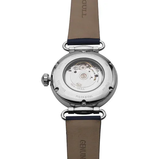 Seagull Elegant Chinoiserie Embroidery Diamond Retro Self Wind Automatic Women's Watch 713.95.8106L