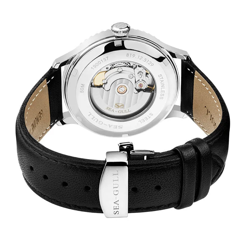 Seagull Fashion Business Style Sapphire Crystal Automatic Watch 819.12.5129
