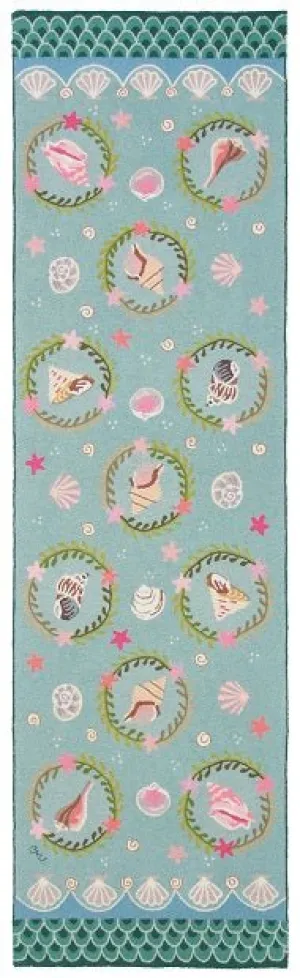 Seashells Medallion Runner