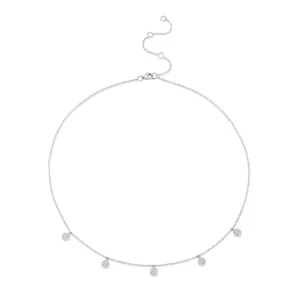 Shy Creation Diamond Circles Necklace