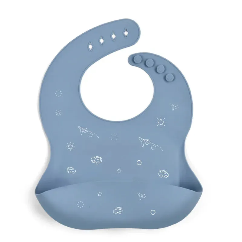 Silicone Kids Adjustable Bibs