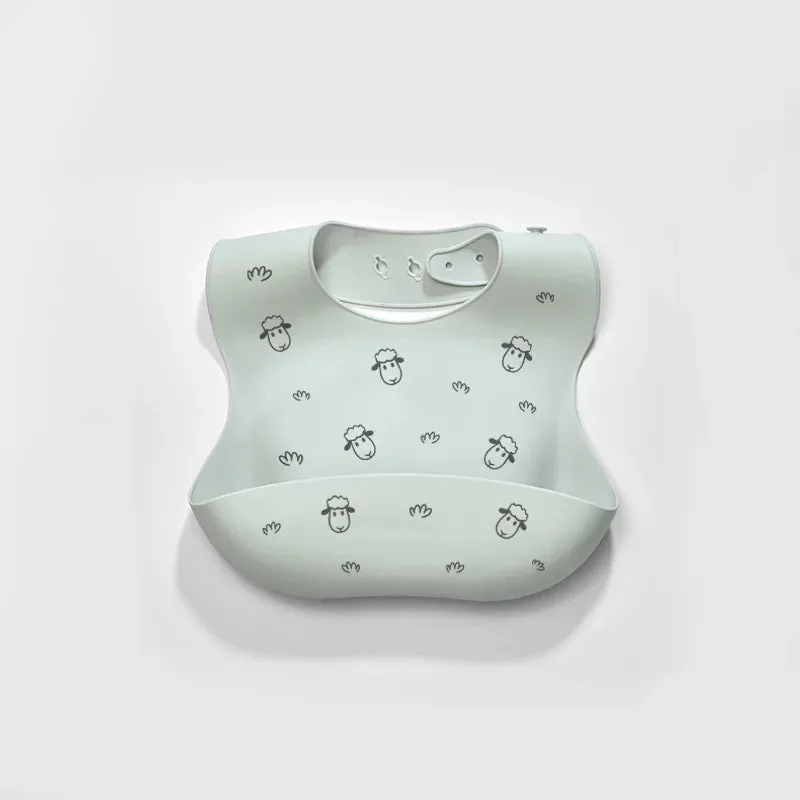 Silicone Kids Adjustable Bibs