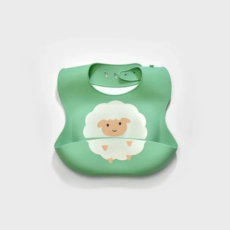 Silicone Kids Adjustable Bibs