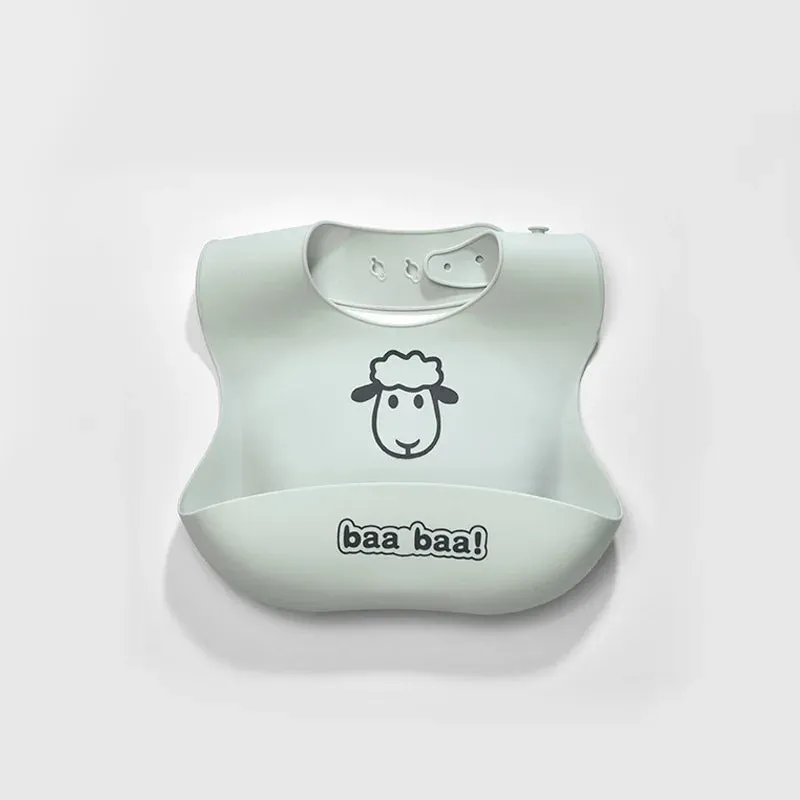 Silicone Kids Adjustable Bibs