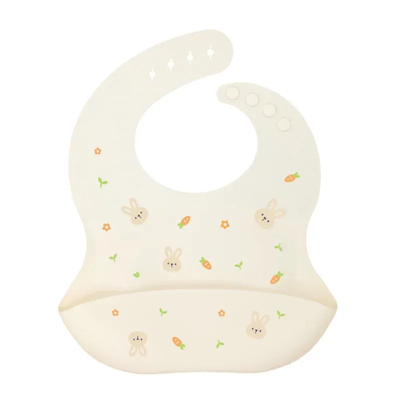 Silicone Kids Adjustable Bibs