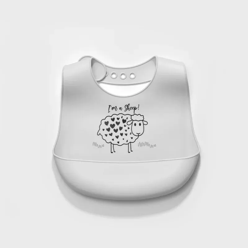 Silicone Kids Adjustable Bibs