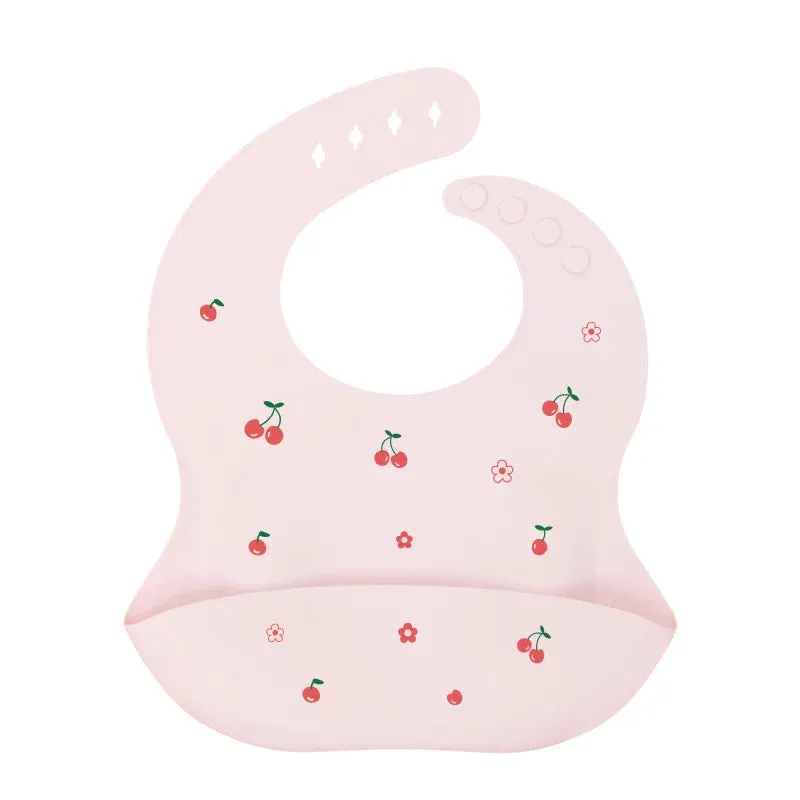Silicone Kids Adjustable Bibs
