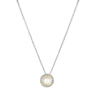 Silver & 18K Gold Prosecco Pearl Pendant