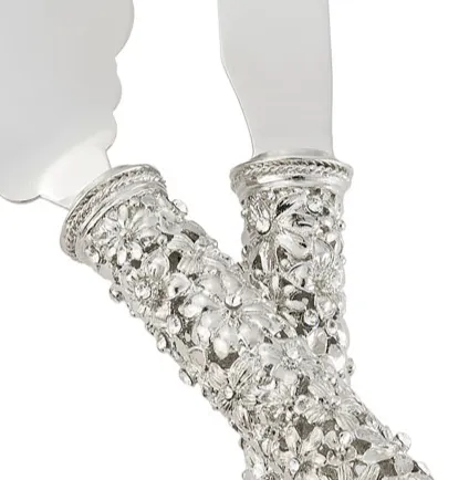 Silver Everleigh Dessert Serving Set by Olivia Riegel