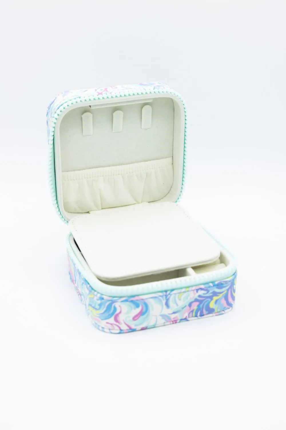 Simply Southern Jewelry Box Case in Light Blue | 0125-BAG-JWLCASE-WTRCLR