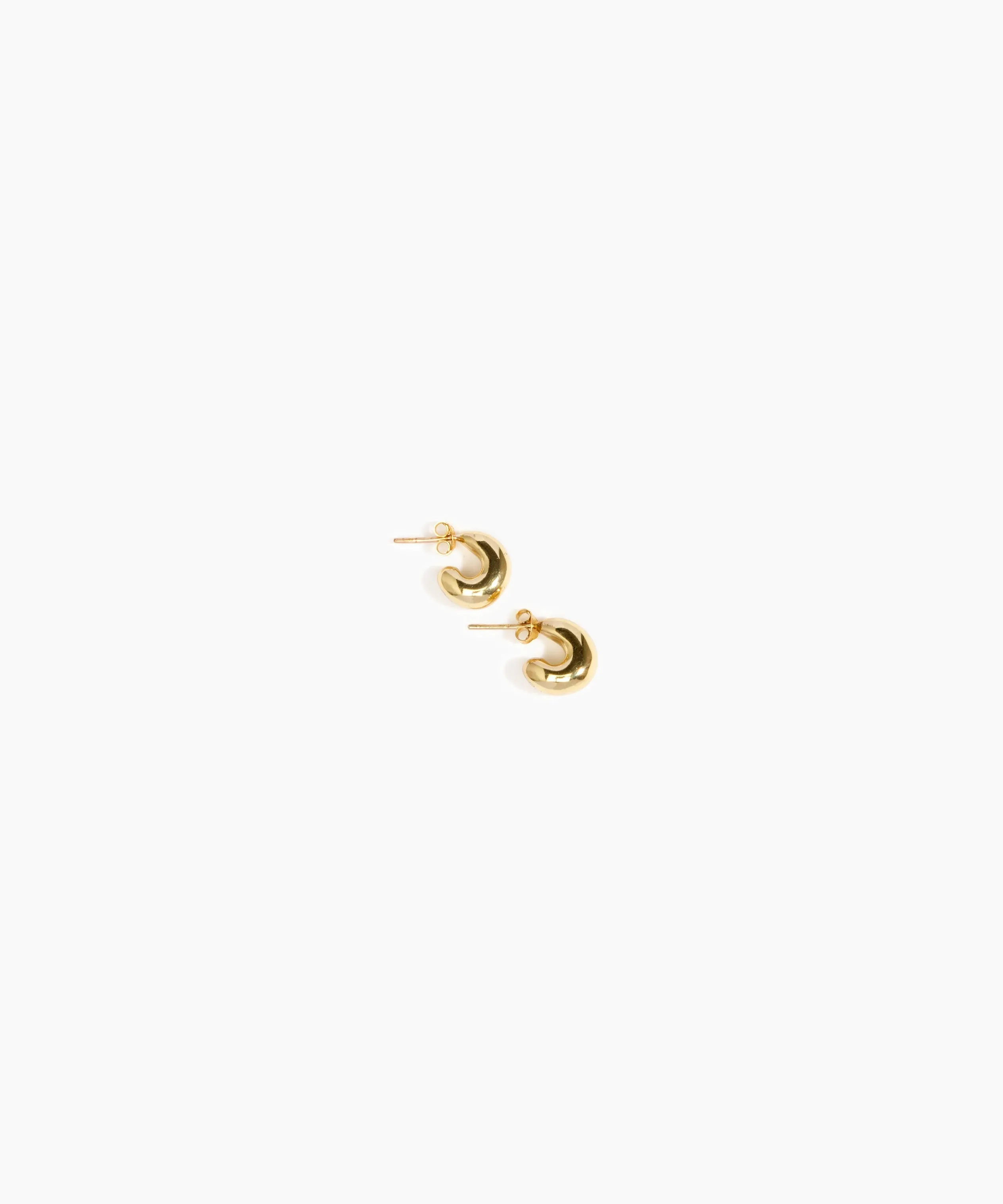 Small Liquid Loop Earrings