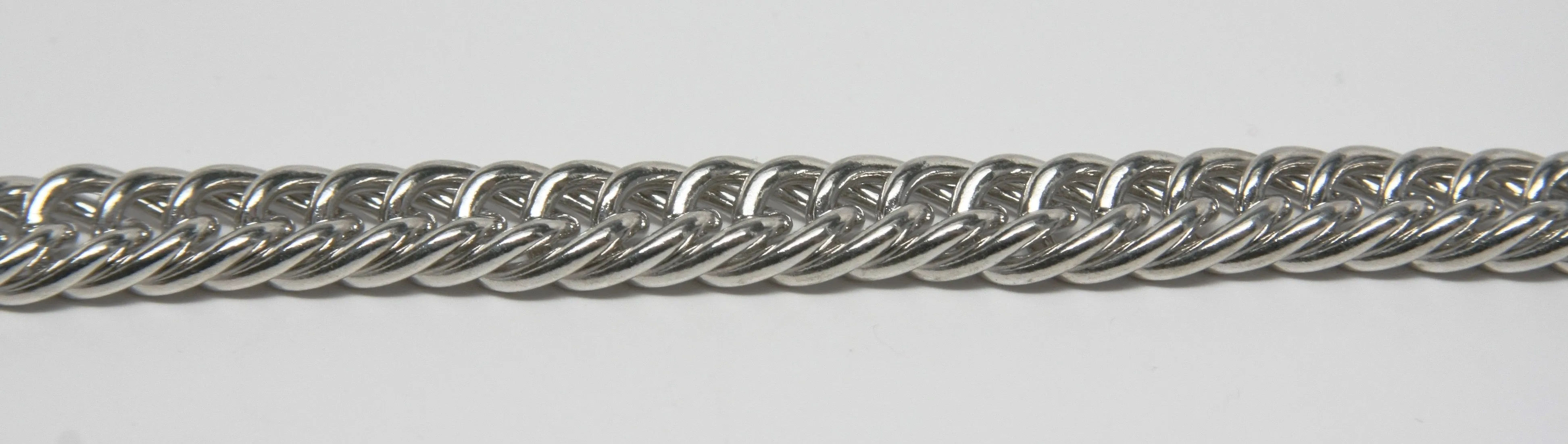 Solid Sterling Silver Curb Chain Necklace