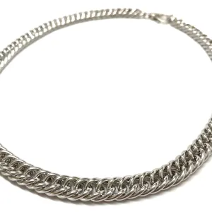 Solid Sterling Silver Curb Chain Necklace