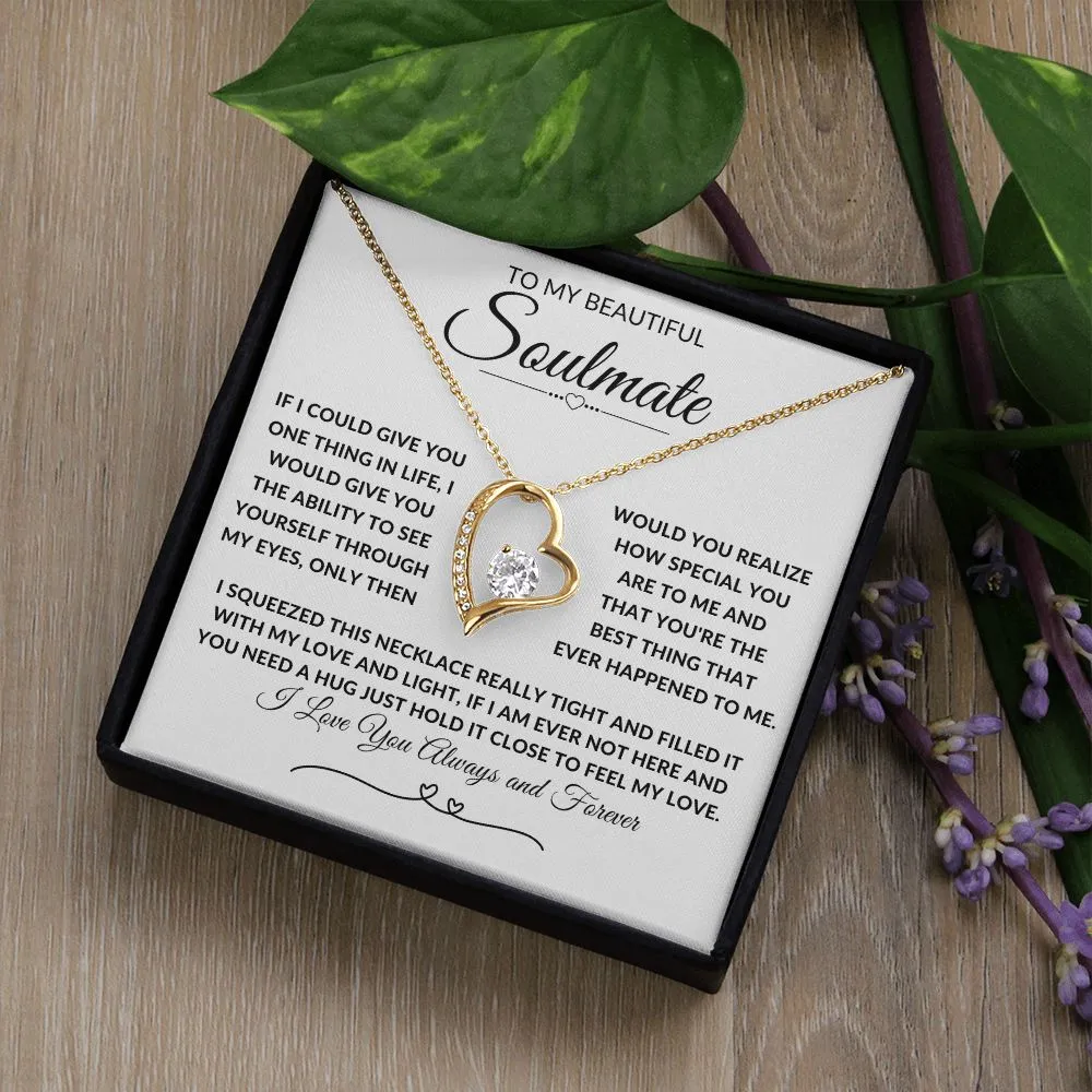 Soulmate I Squeezed This Necklace Really Tight