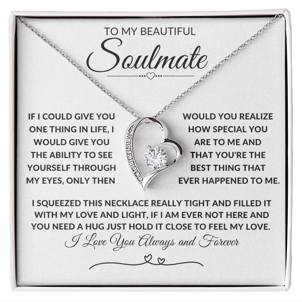 Soulmate I Squeezed This Necklace Really Tight