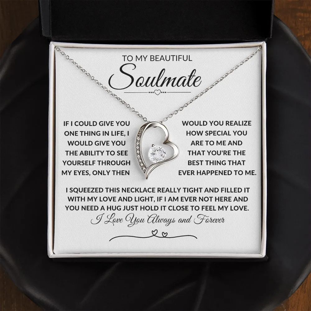 Soulmate I Squeezed This Necklace Really Tight