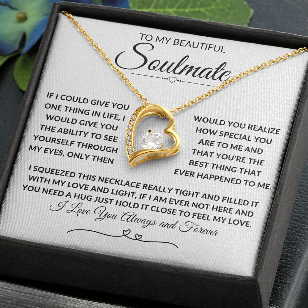 Soulmate I Squeezed This Necklace Really Tight