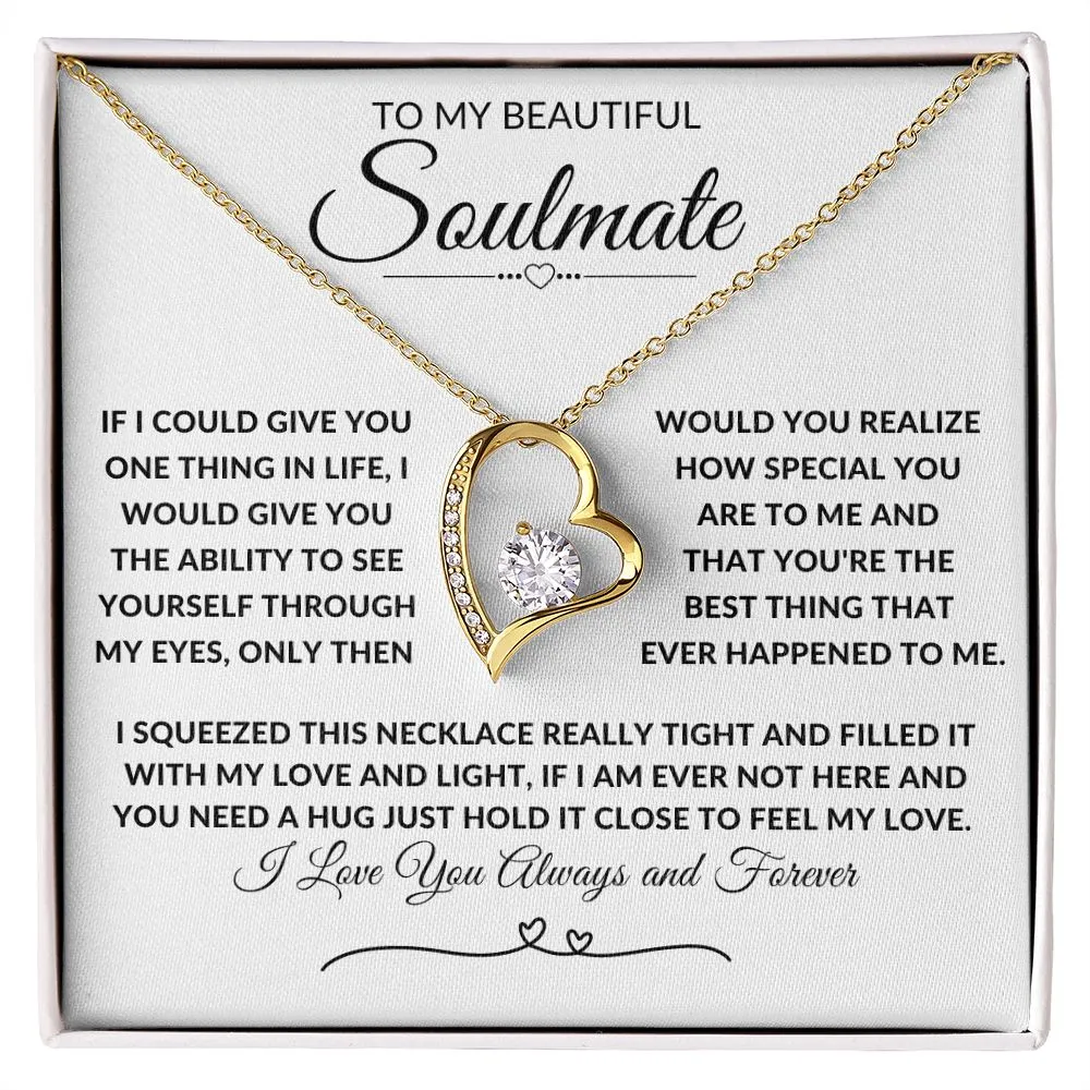 Soulmate I Squeezed This Necklace Really Tight