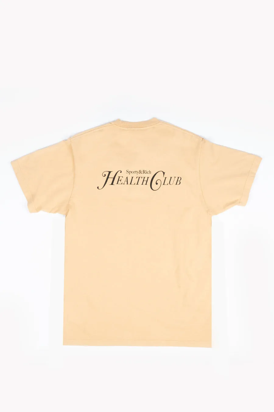 SPORTY AND RICH RIZZOLI T-SHIRT CAMEL
