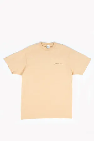 SPORTY AND RICH RIZZOLI T-SHIRT CAMEL