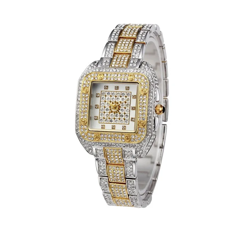 Square Pattern Quartz Fashion Women's Watch