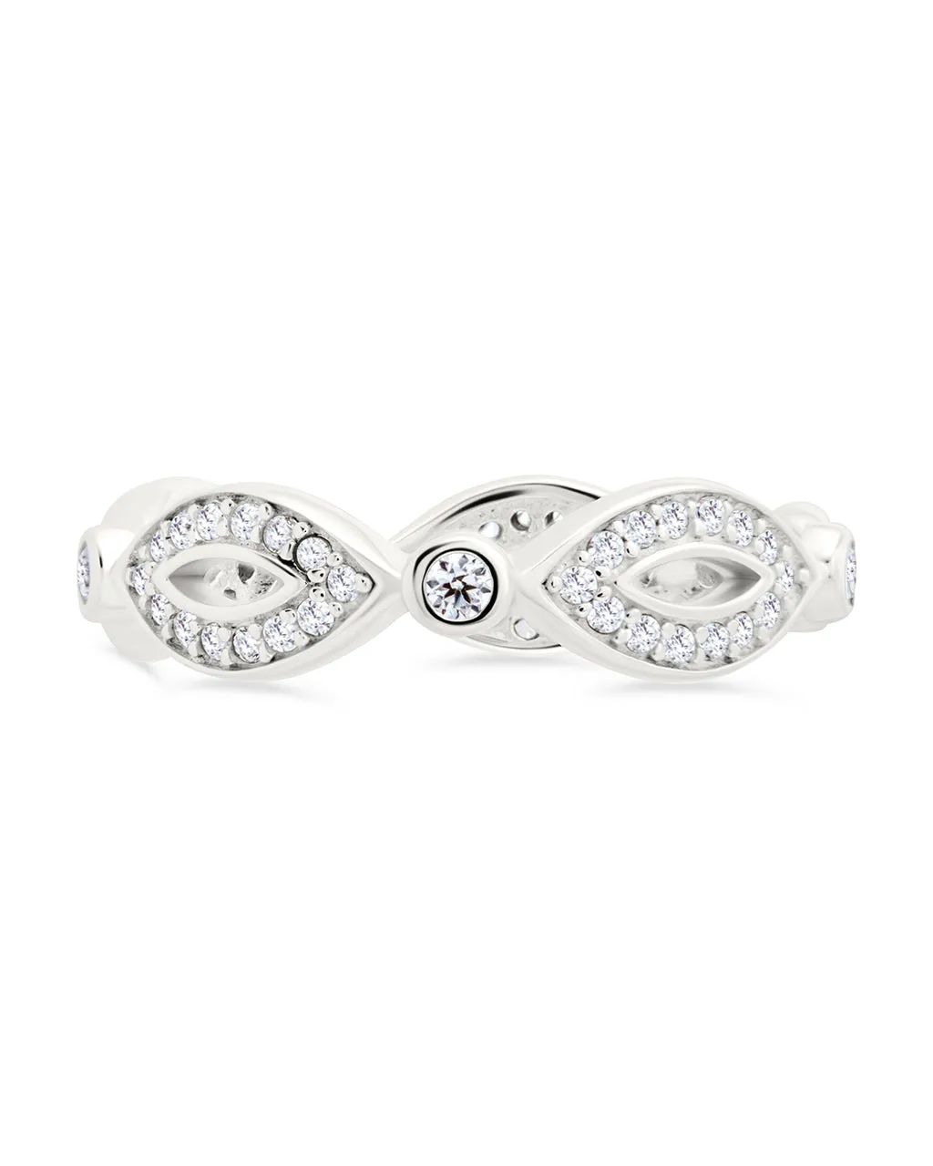 Sterling Silver Open Swing Ring