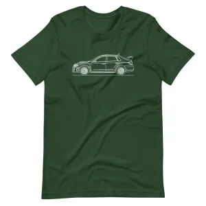 Subaru WRX STI Sedan Outline T-shirt