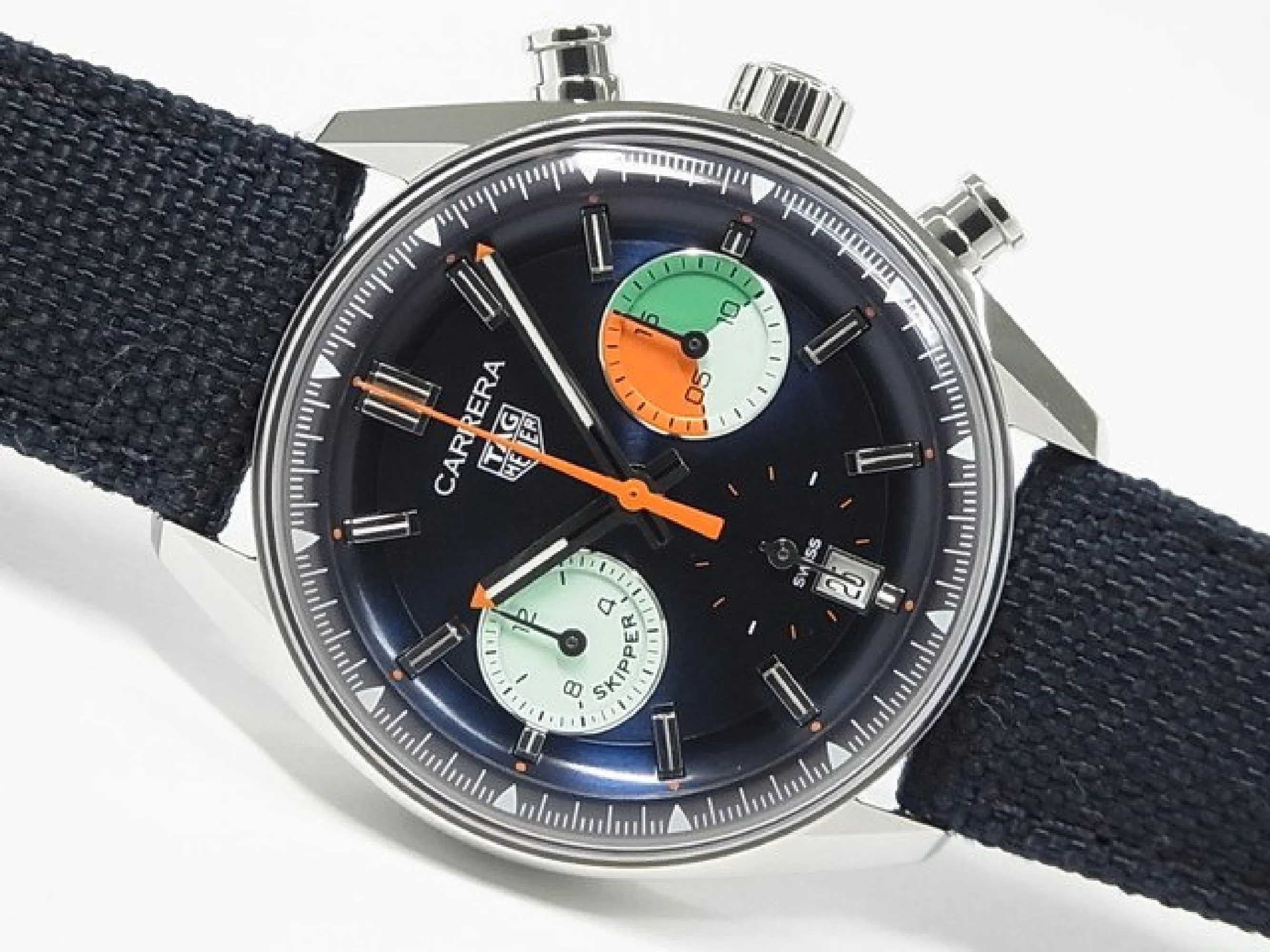 TAG HEUER Carrera Chronograph Skipper CBS2213.FN6002 Genuine goods Mens 180365896