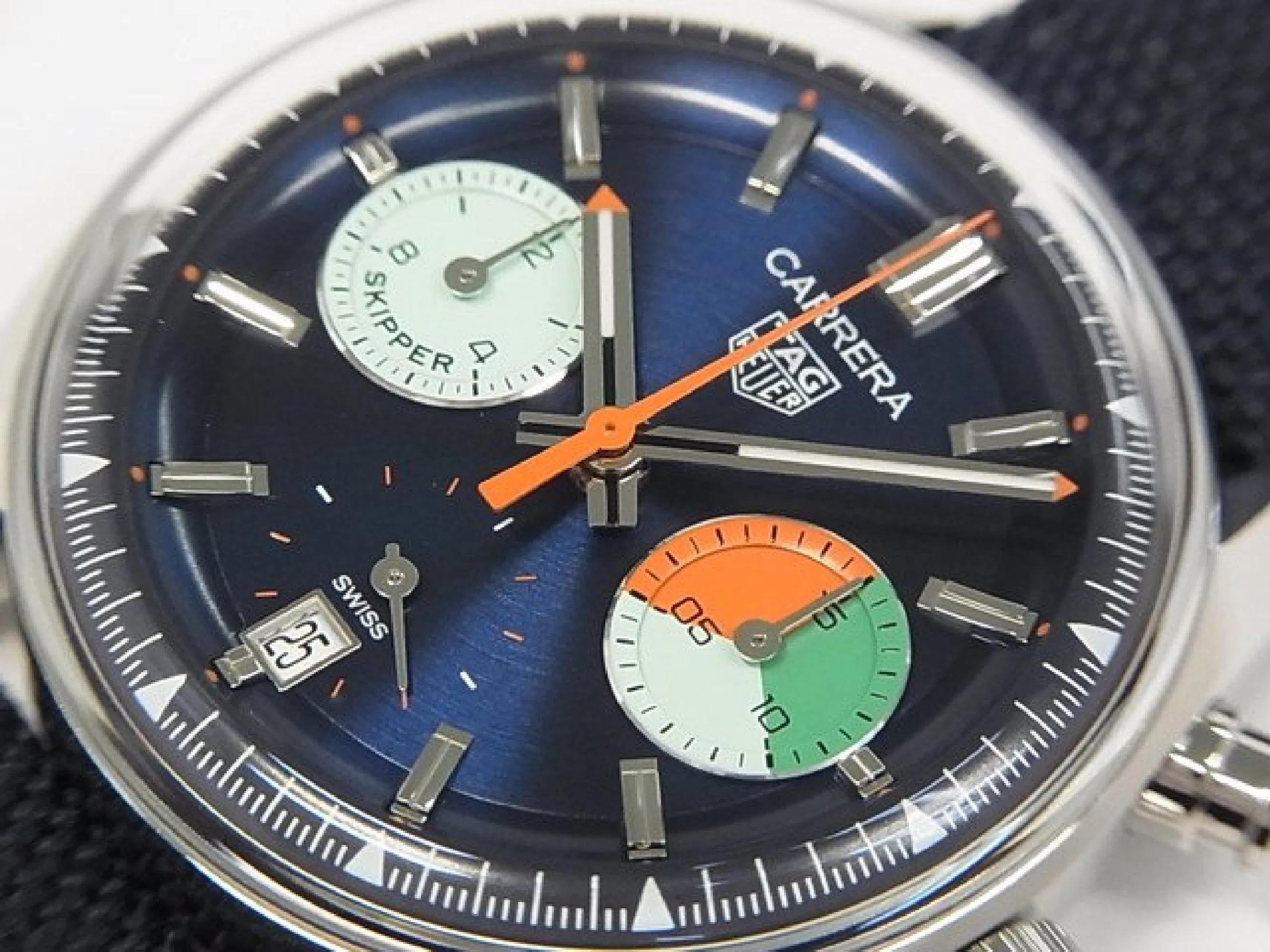 TAG HEUER Carrera Chronograph Skipper CBS2213.FN6002 Genuine goods Mens 180365896