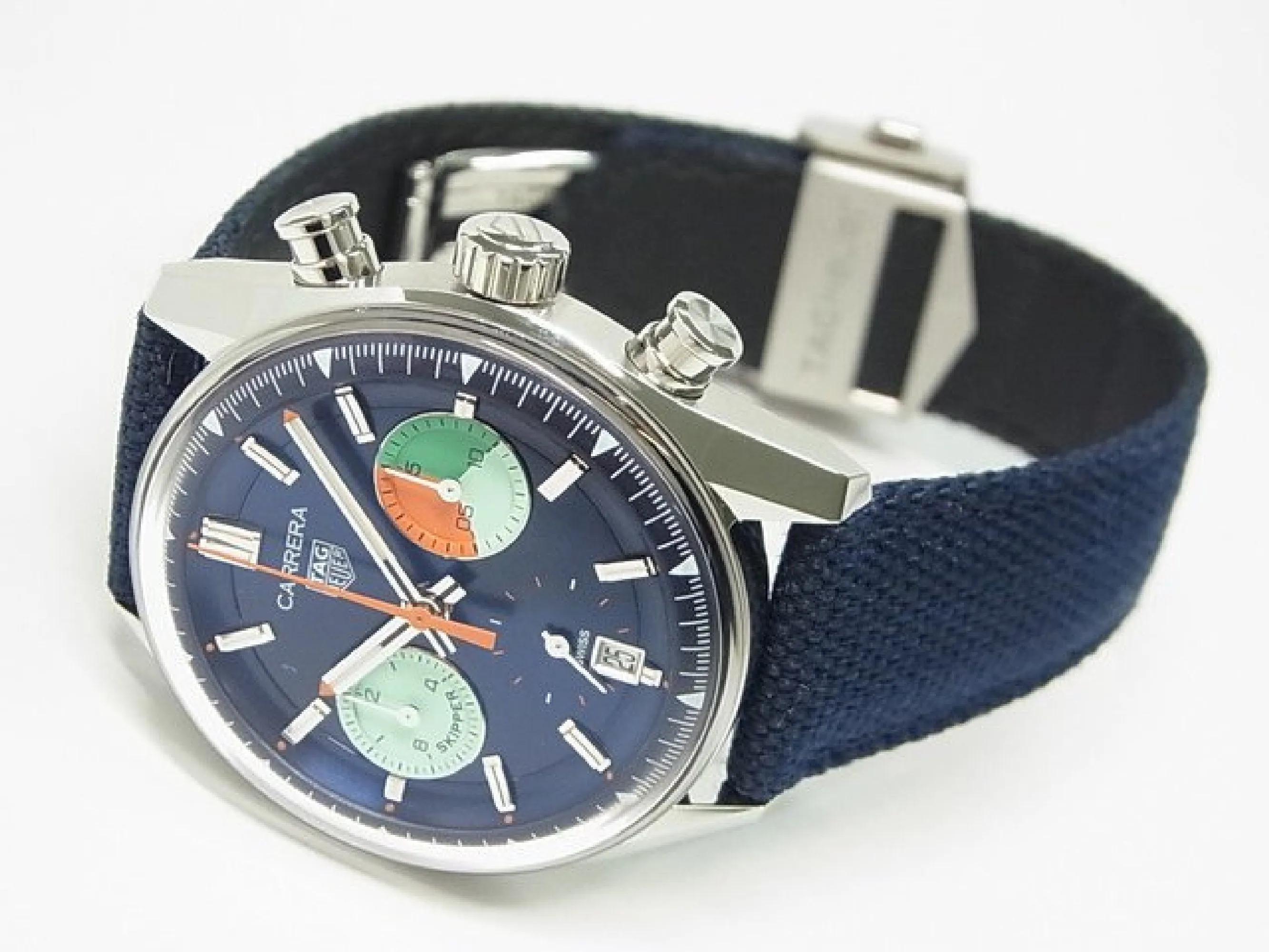 TAG HEUER Carrera Chronograph Skipper CBS2213.FN6002 Genuine goods Mens 180365896