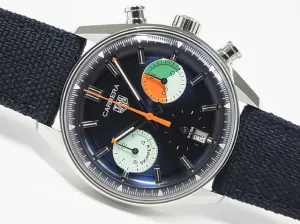 TAG HEUER Carrera Chronograph Skipper CBS2213.FN6002 Genuine goods Mens 180365896