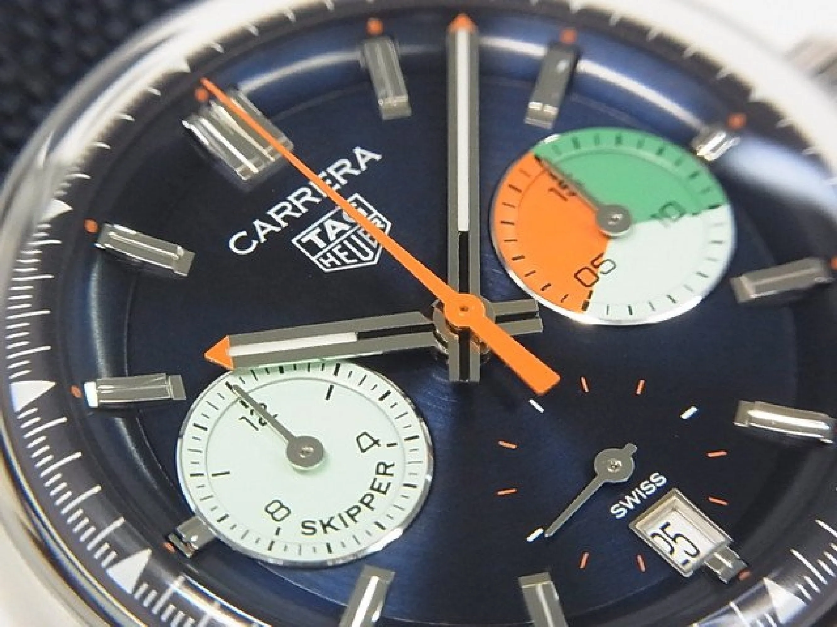 TAG HEUER Carrera Chronograph Skipper CBS2213.FN6002 Genuine goods Mens 180365896