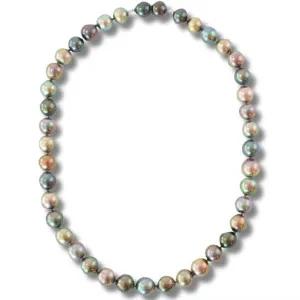 Tahitian Pearl Necklace with Magnetic Pearl Clasp