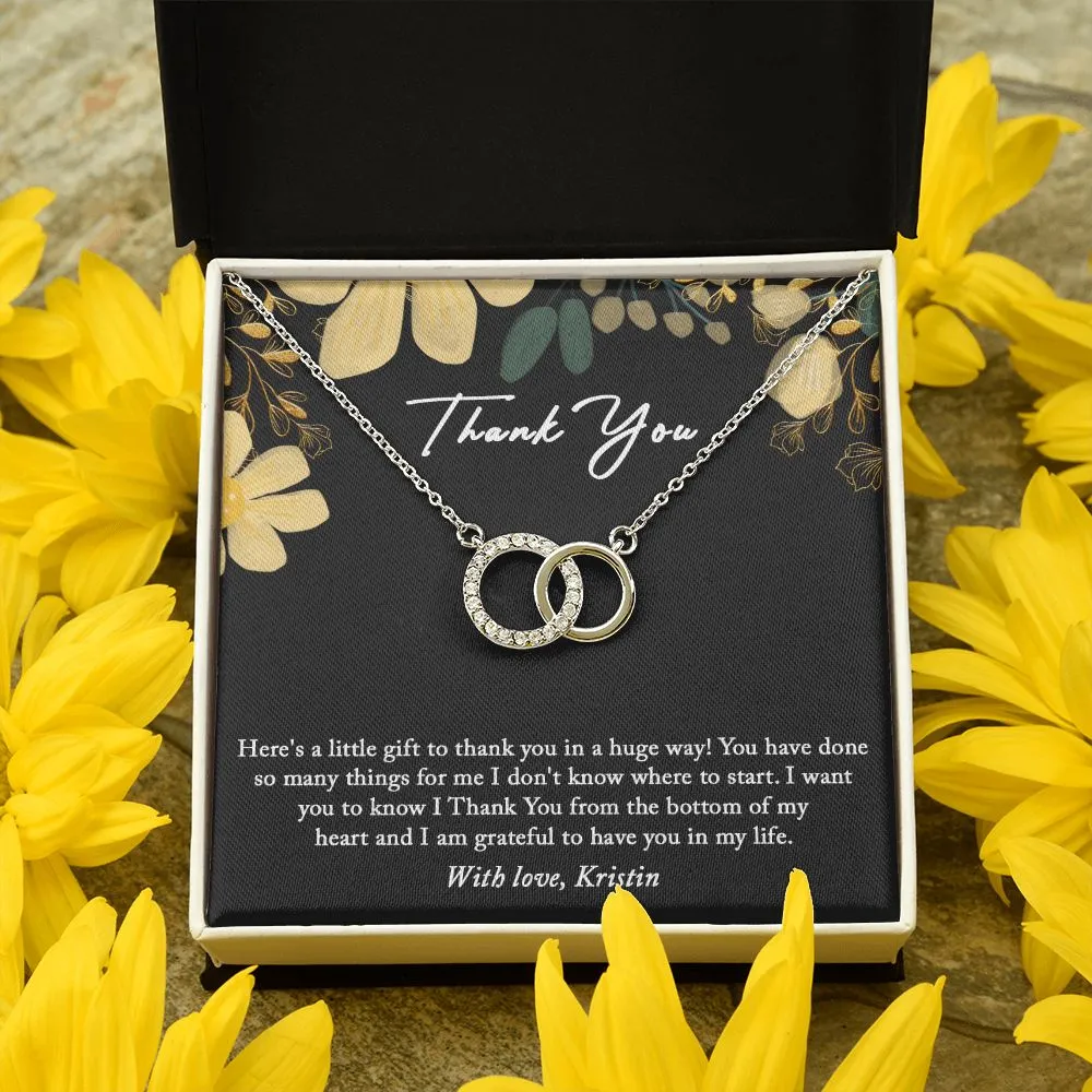 Thank You Gift Necklace