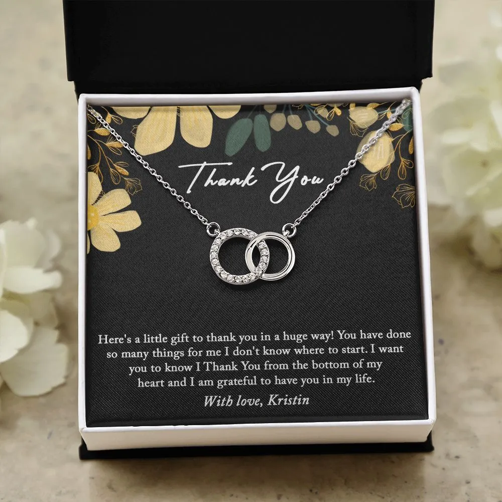 Thank You Gift Necklace