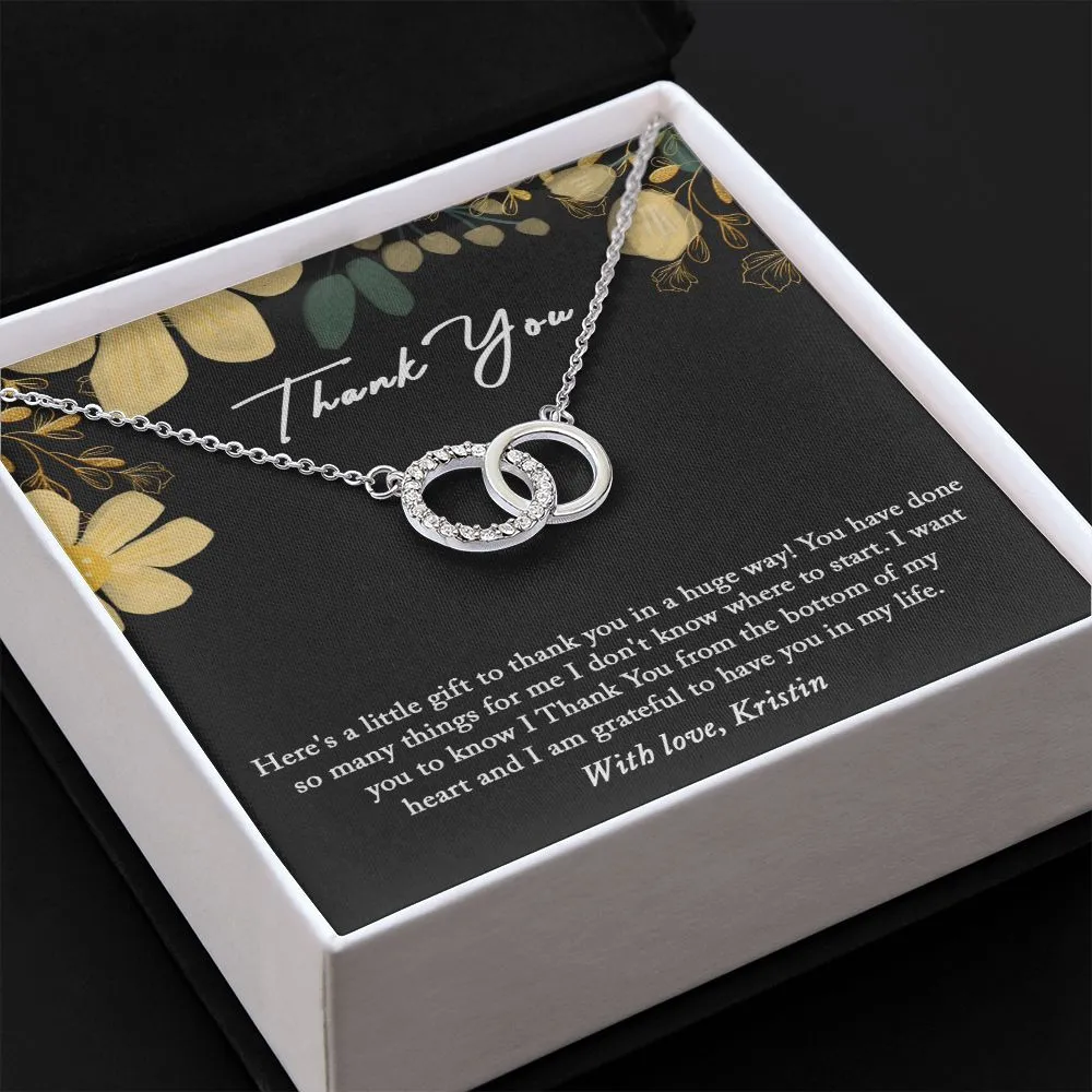 Thank You Gift Necklace