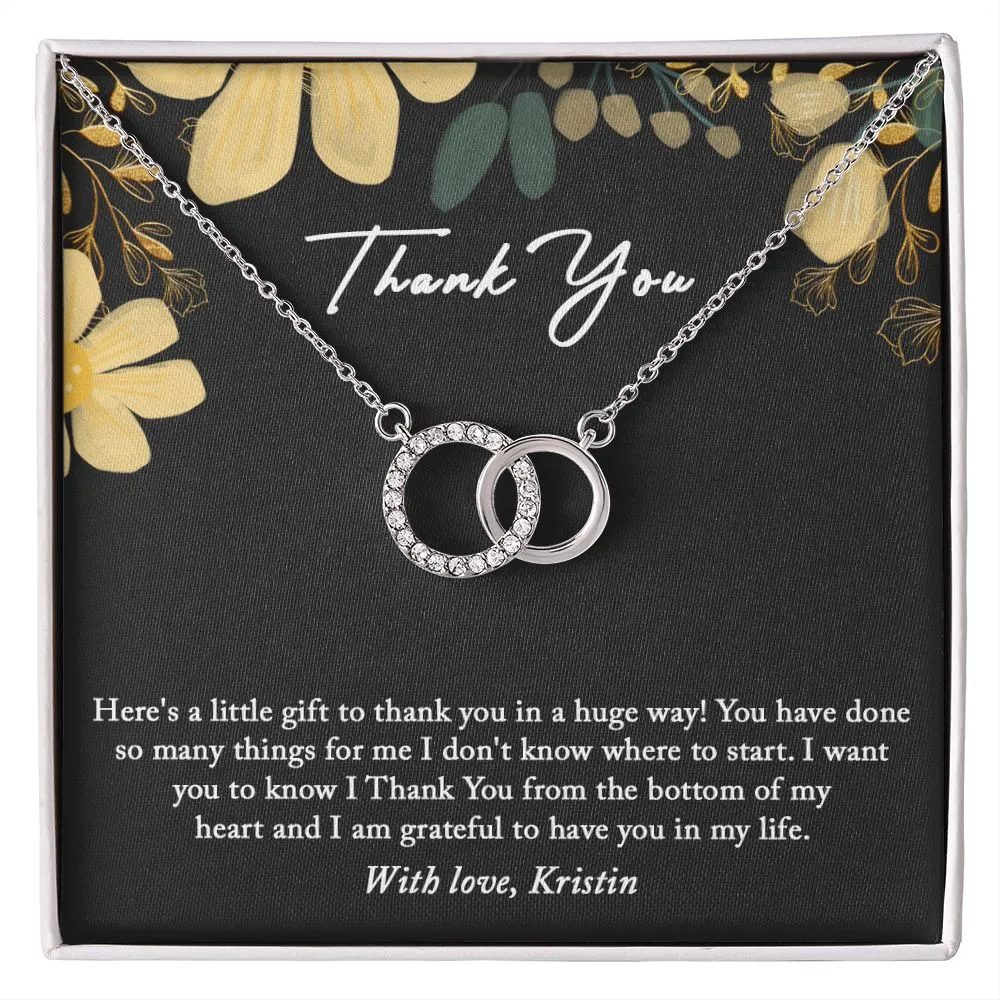 Thank You Gift Necklace